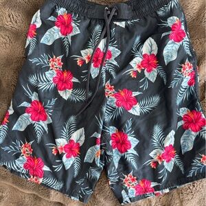 Tropical Floral Men's Swim Bermudas